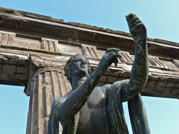 Bronze Apollo Pompeii 2