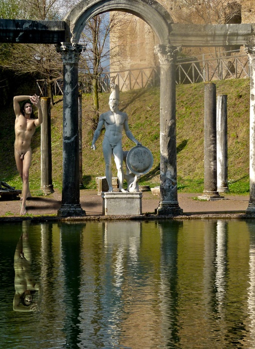 Dionysus & Mars Canopus Hadrian\\\'s Villa, Tivoli