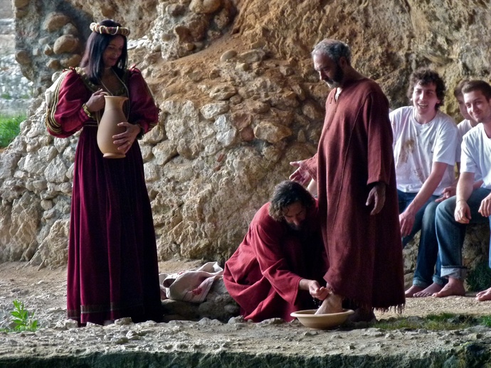 Gesù Lava I Piedi a Pietro