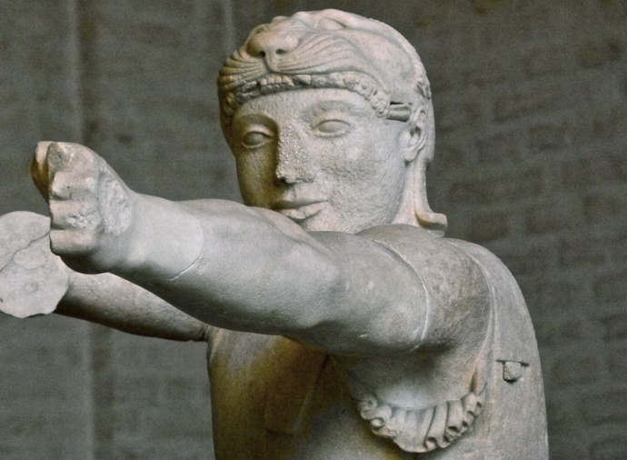 Aeginetans Hercules Shooting King Laomedon 6