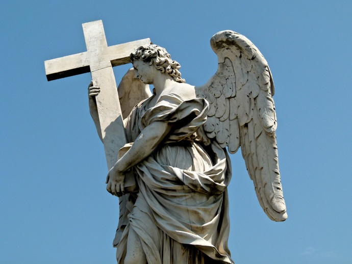 Angel with the Cross (ercole Ferrata) 3