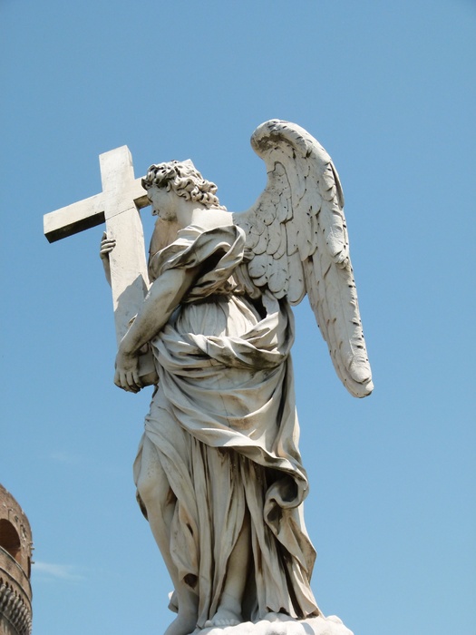 Angel with the Cross (ercole Ferrata)