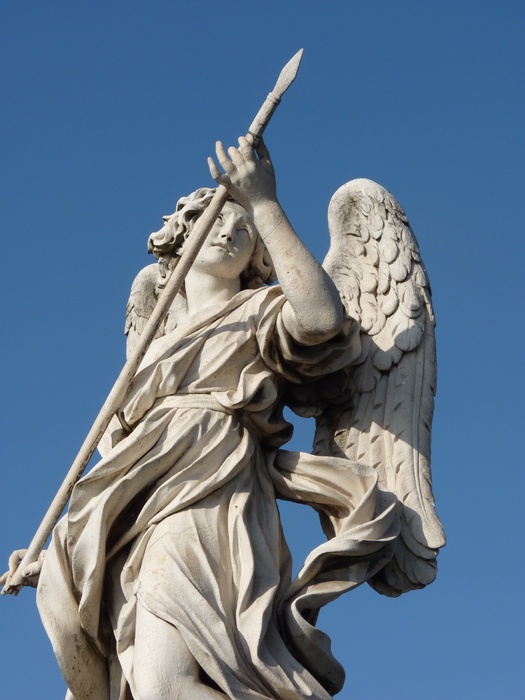 Angel with the Lance (domenico Guidi, Inscription Vulnerasti Cor Meum ) 5
