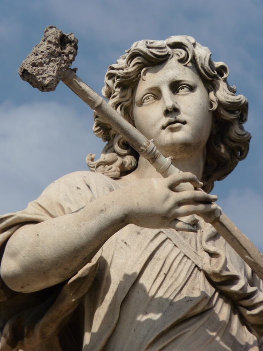 Angel with the Sponge (with Vinegar) (antonio Giorgetti, Inscription Potaverunt me Aceto )