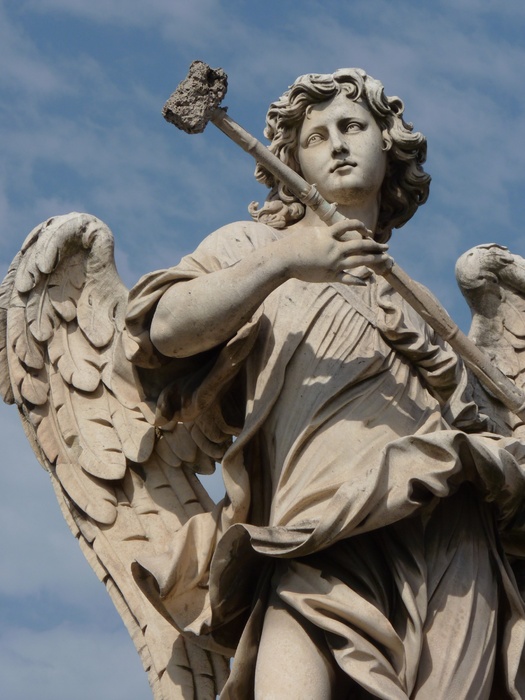 Angel with the Sponge (with Vinegar) (antonio Giorgetti, Inscription Potaverunt me Aceto ) 10