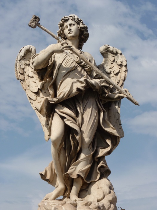 Angel with the Sponge (with Vinegar) (antonio Giorgetti, Inscription Potaverunt me Aceto ) 3