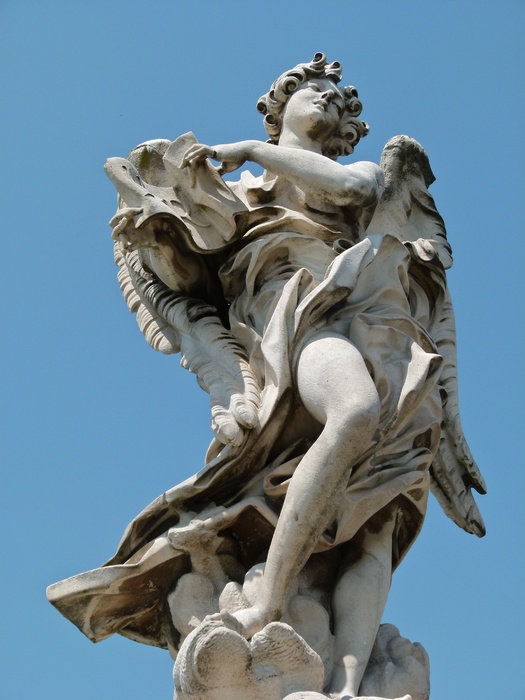 Angel with the Superscription (copy by Giulio Cartari)
