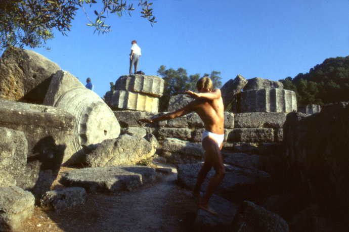 Calvin Klein, Aerobic Brief, Temple of Zeus