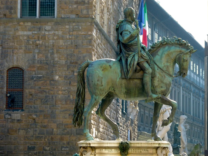 Cosimo I by Giambologna Erected in 1598