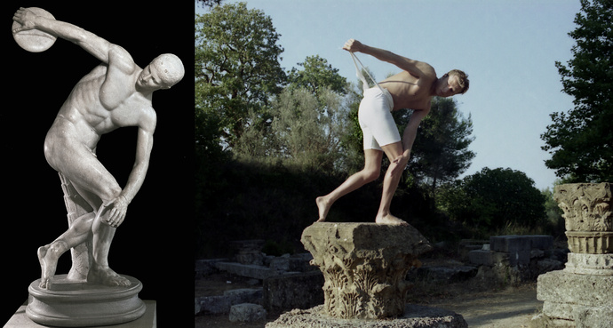 Discobolus by Myron Olympia 2