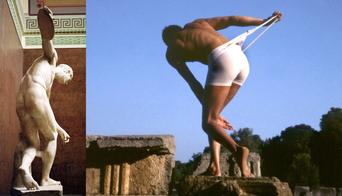 Discobolus by Myron Olympia 3