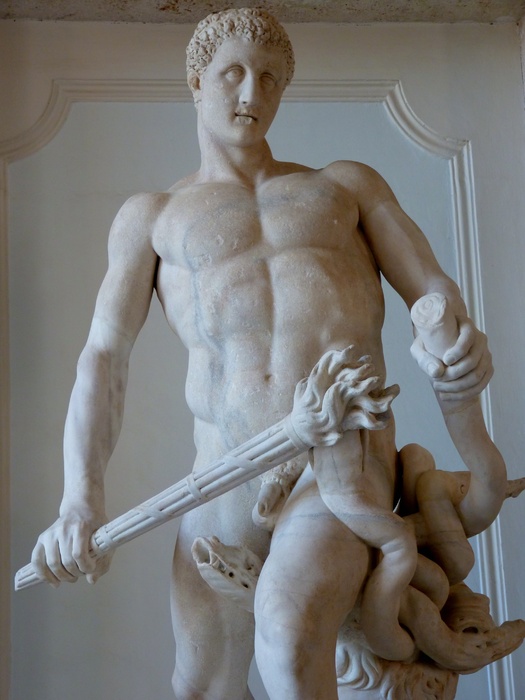 Hercules Slaying Hydra by Lysippos (roman Copy of 4th Bc) 03