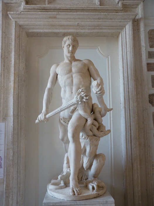 Hercules Slaying Hydra by Lysippos (roman Copy of 4th Bc) 06