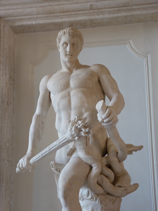 Hercules Slaying Hydra by Lysippos (roman Copy of 4th Bc) 07