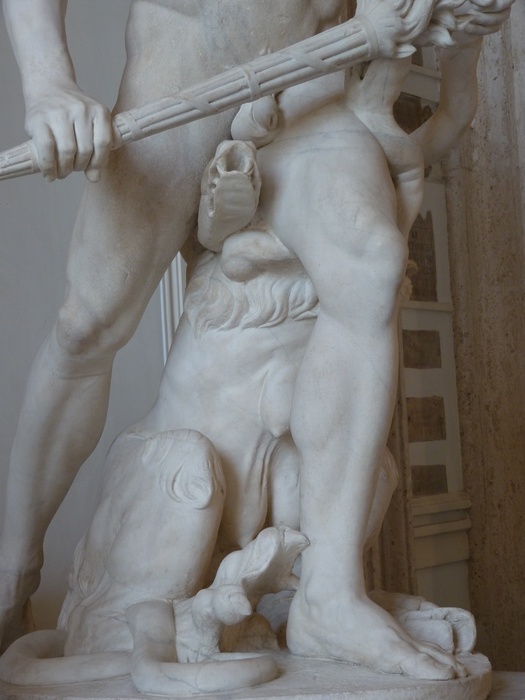 Hercules Slaying Hydra by Lysippos (roman Copy of 4th Bc) 09