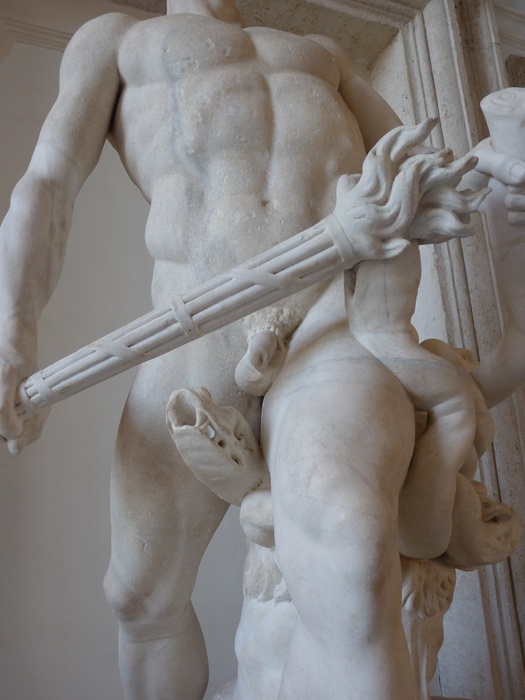 Hercules Slaying Hydra by Lysippos (roman Copy of 4th Bc) 11
