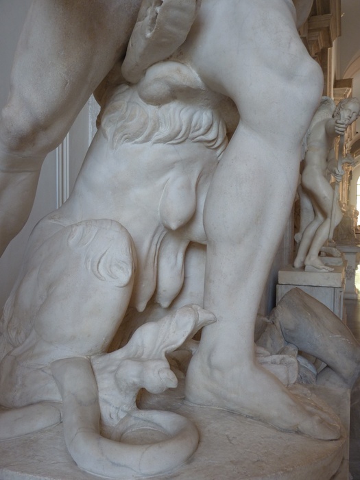 Hercules Slaying Hydra by Lysippos (roman Copy of 4th Bc) 12