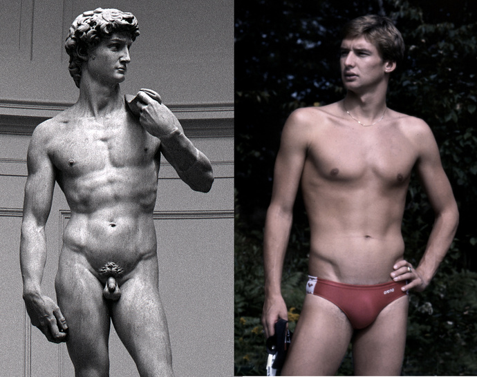 Michelanglo\\\'s David Alex Baumann