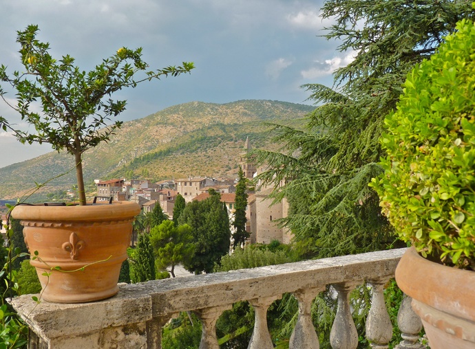 View from Fountain of the Tripod