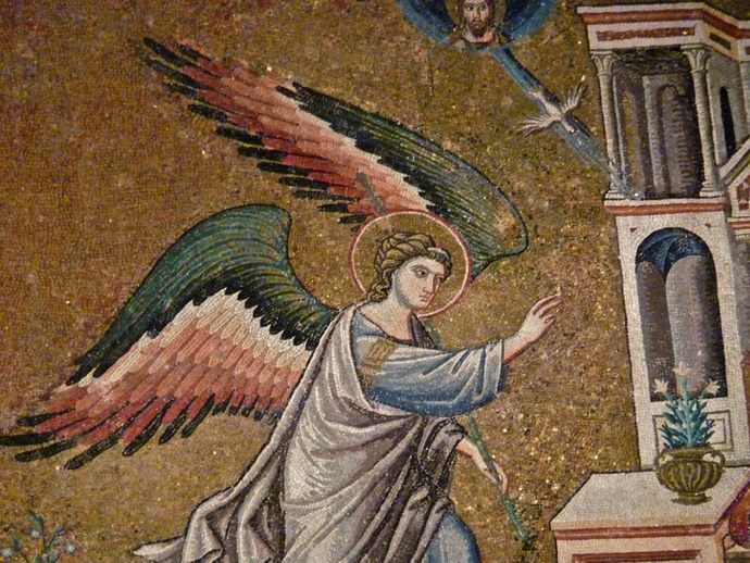 Annunciation Apse Santa Maria in Trastevere 4