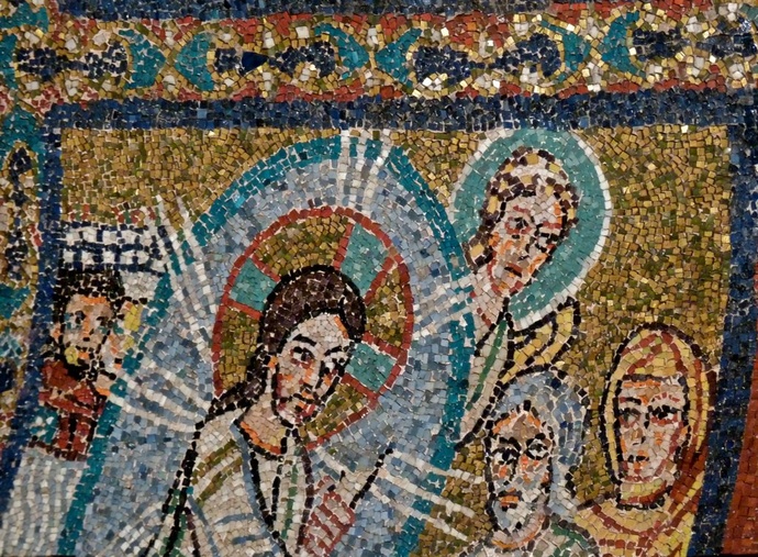 Christ, Adam & Eve st Zeno Chapel Santa Prassede