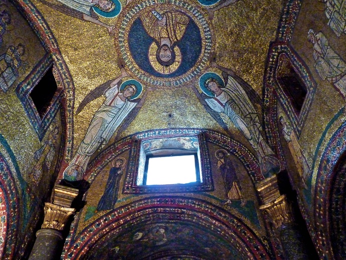Christ with Four Angels st Zeno Chapel Santa Prassede 2