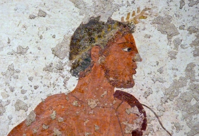 Cortege of Guests (detail West Wall) 2