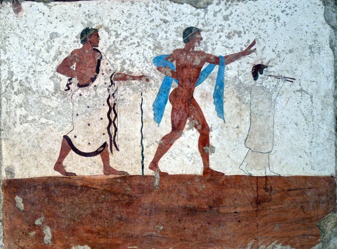 Cortege of Guests (detail West Wall)