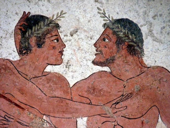 Couple of Lovers (detail North Wall) 4