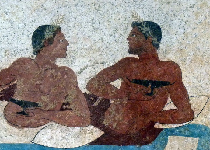 Couple of Lovers (detail South Wall)