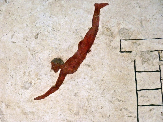 Diver Tuffatore (detail Roof Slab)