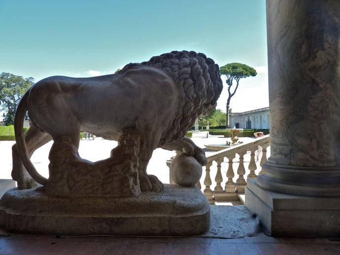 Lion Guarding the Loggia