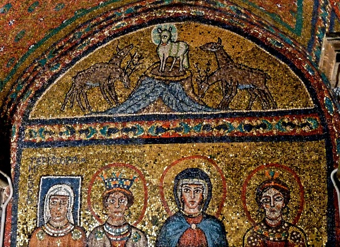 Mosaics st Zeno Chapel Santa Prassede 15