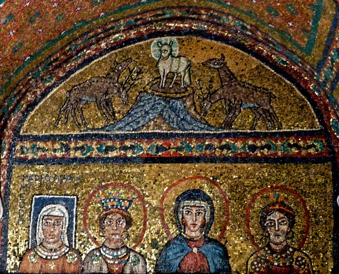 Mosaics st Zeno Chapel Santa Prassede 9