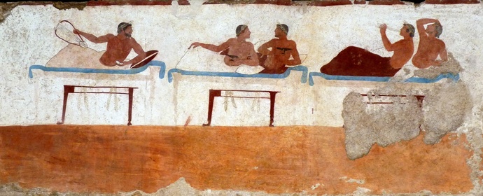 Musicians & Lovers (detail South Wall)