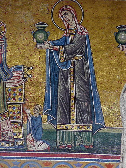 One a Holding a Lamp