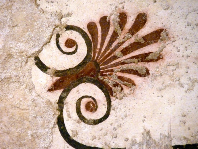 Palmette (lower Left Corner)