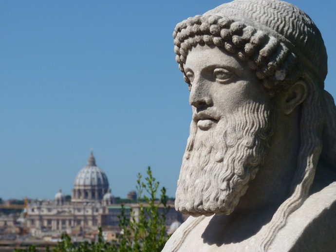S Pietro from Villa Medici 3
