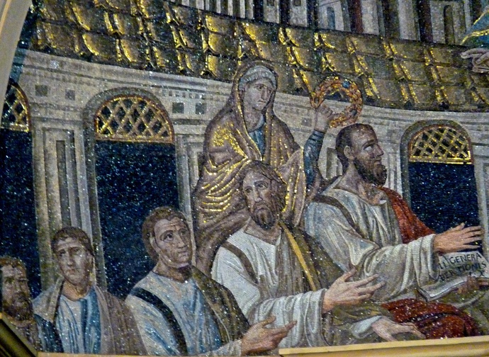 St Pudentiana Crowns st Paul