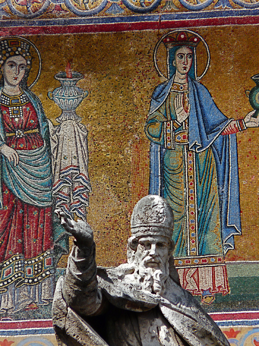 Two Women Holding Lamps 3