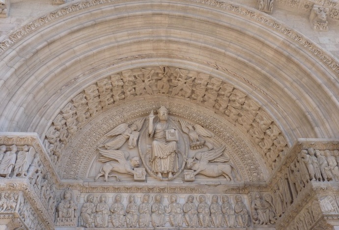 Tympanum Saint Trophime West Portal