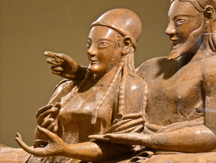 Villa Giulia Sarcophagus of the Spouses 3