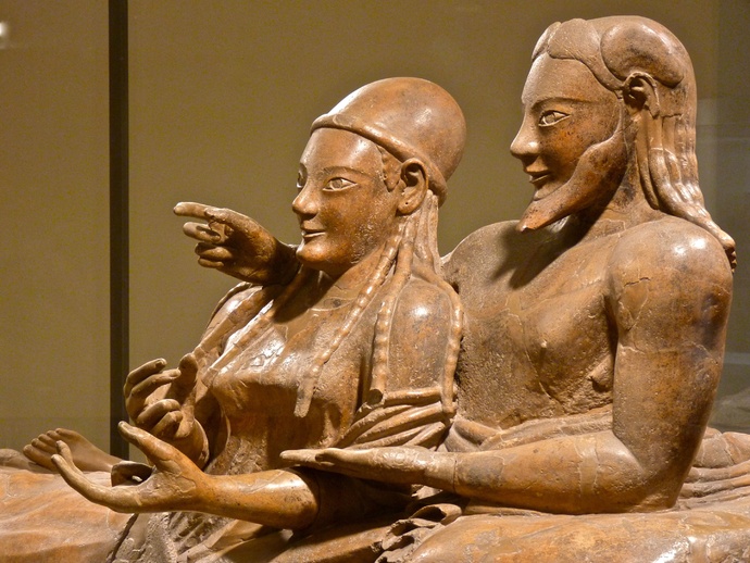 Villa Giulia Sarcophagus of the Spouses 9