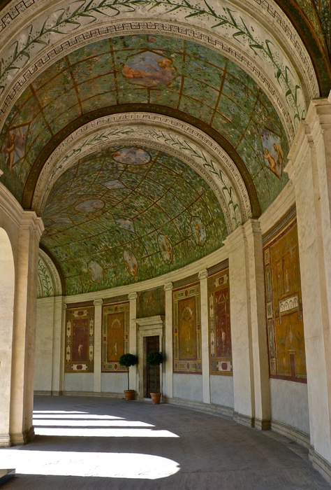 Villa Giulia Frescoes Inside the Colonnade 4