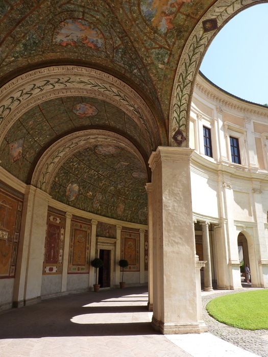 Villa Giulia Frescoes Inside the Colonnade 5