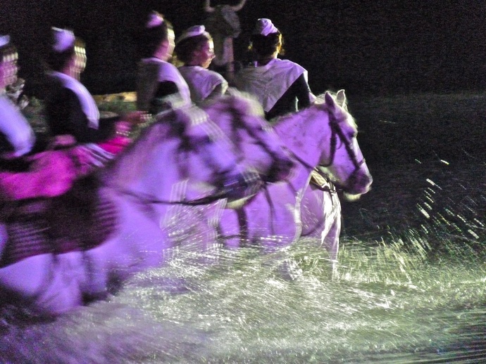 Women Wearing Traditional Camargue Dresses 3
