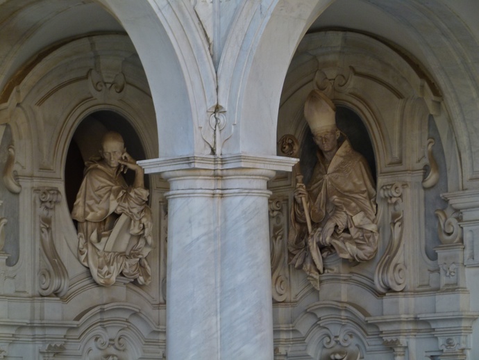 Beato Nicola Albergati e Sant'ugo Cosimo Fanzago South West Corner