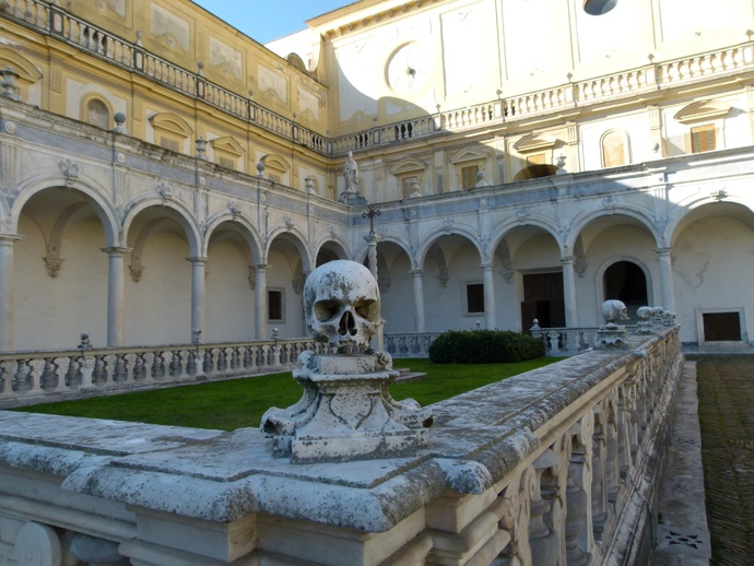 Cosimo Fanzago Chiostro Grande Monk\\\'s Graveyard