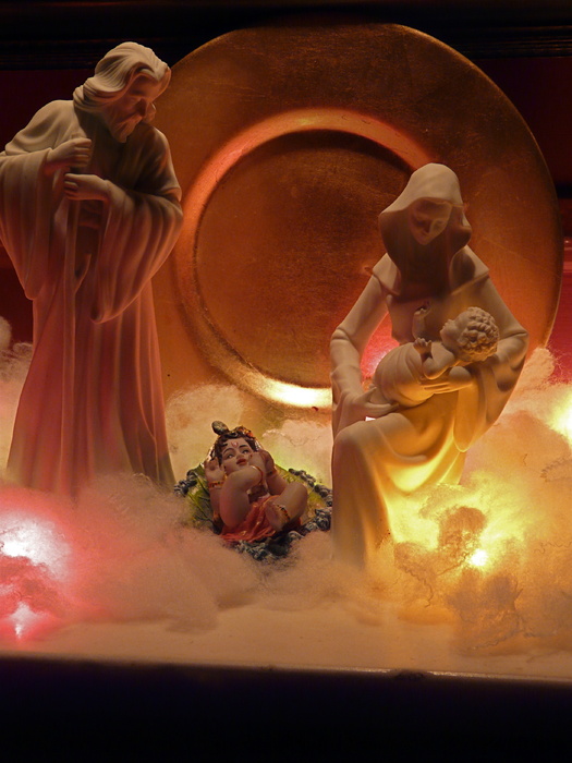 Jesus & Krishna with Mary & Joseph