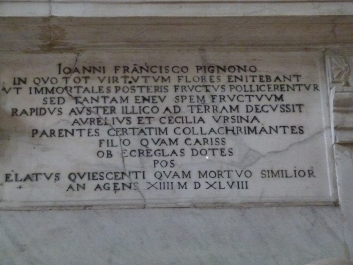 Pignoni Tomba Giovanni Francesco Pignoni 11